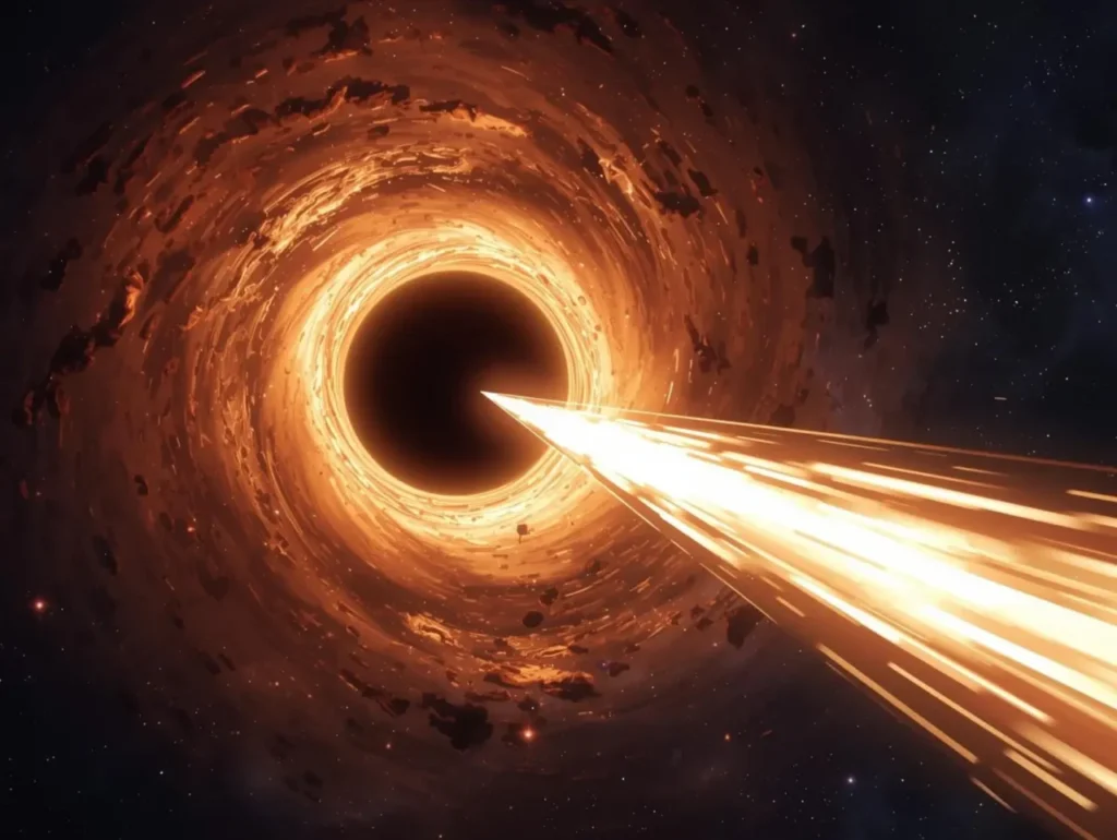 A szomszédos galaxisban évek óta tomboló, gyorsan növő fekete lyuk bepillantást ad a kozmikus hajnalba
