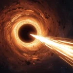 A szomszédos galaxisban évek óta tomboló, gyorsan növő fekete lyuk bepillantást ad a kozmikus hajnalba