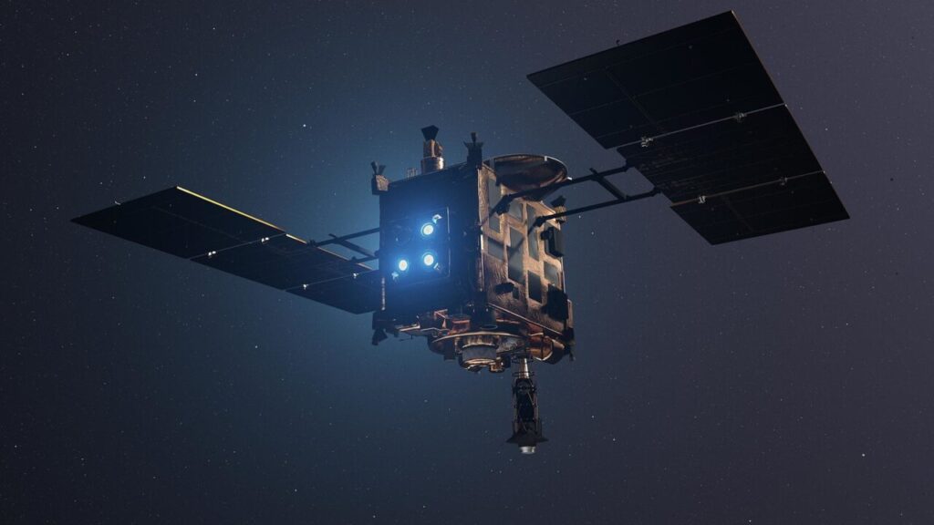 A Hayabusa2 először mért lézerrel távolságot egy aszteroidánál